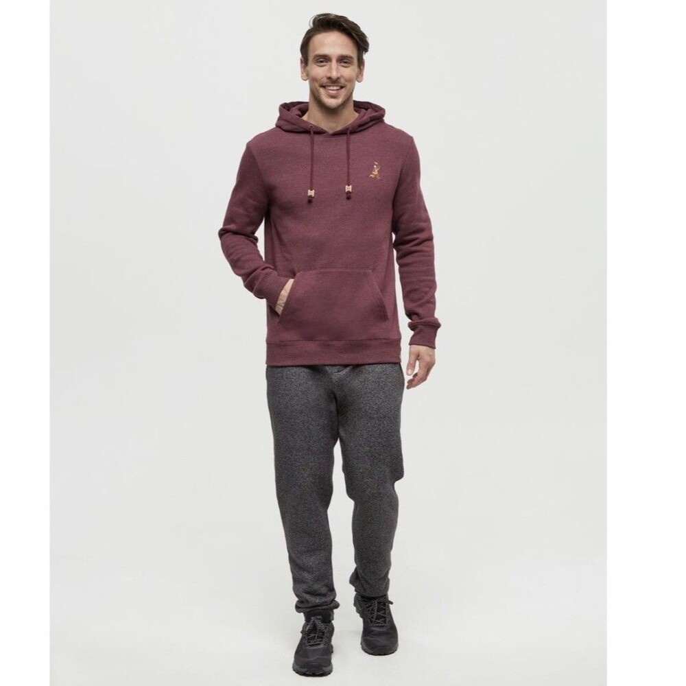 Tentree TreeFleece Organic Cotton Blend Sasquatch graphic Hoodie Men L  NWT